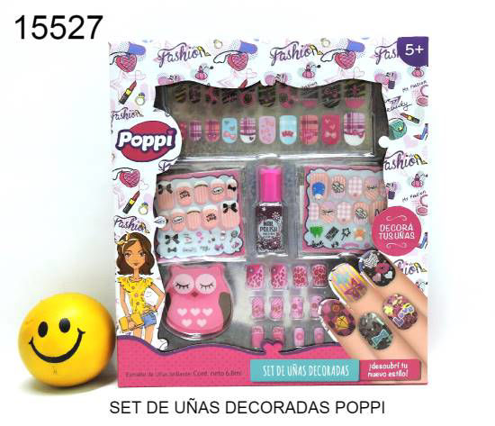 Imagen de SET DE UÑAS DECORADAS POPPI 5.25